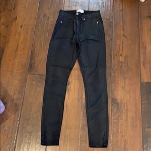 Paige Hoxton Ultra Skinny Coated jeans
